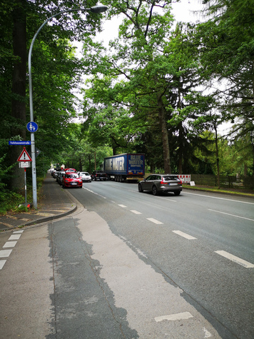 Vorschlag: Blomberger Straße: Fuß- und Radweg
