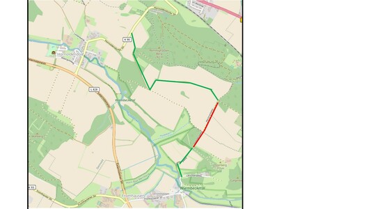Vorschlag: Lückenschluss Horn - Detmold über Fromhausen / Hornoldendorf